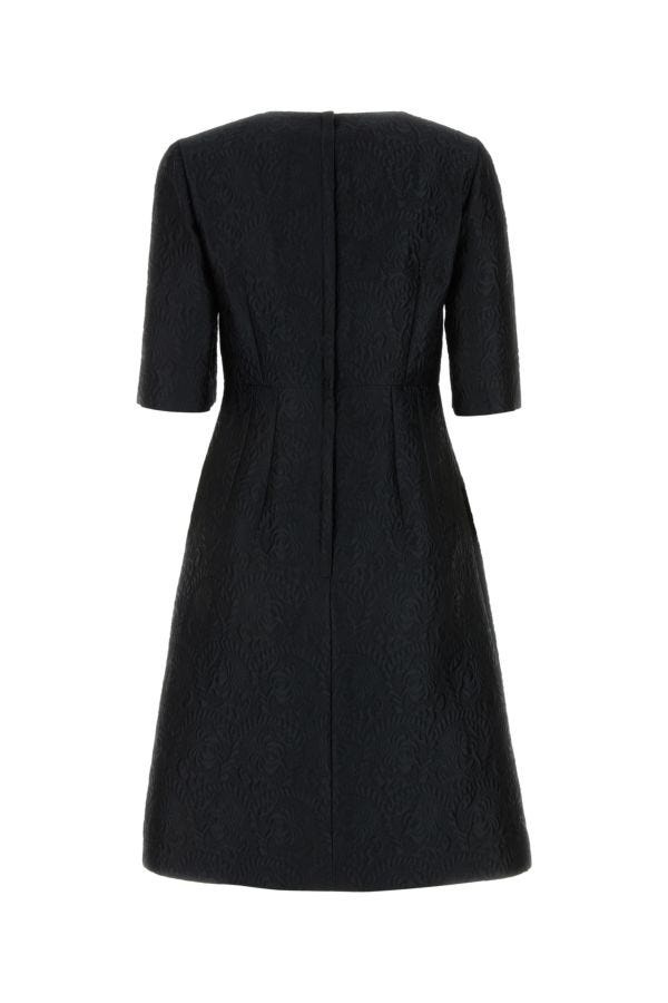 Black jacquard dress - 2