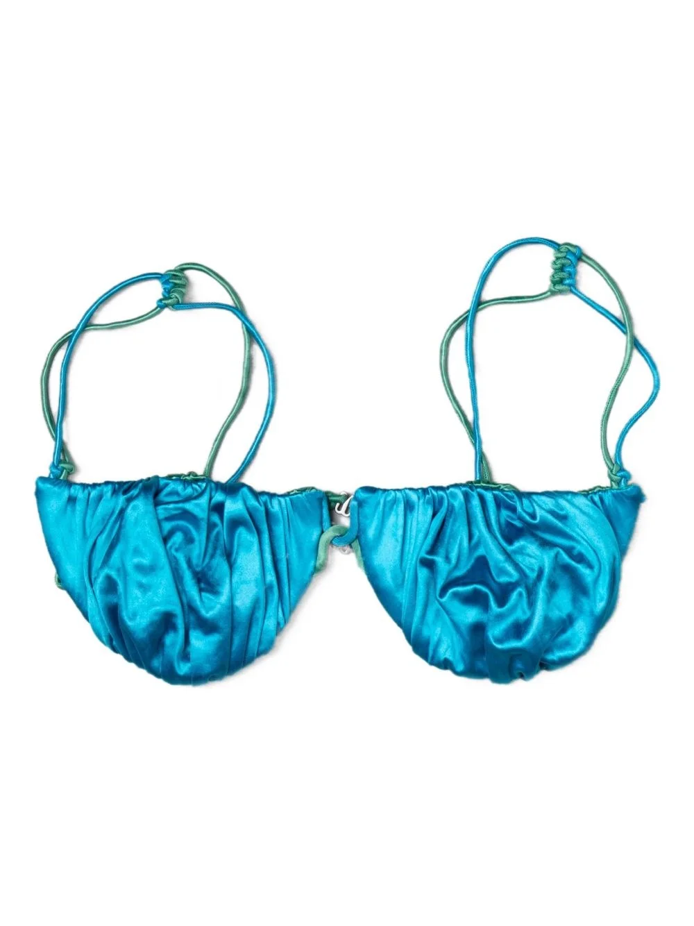 reversible ruched bikini top - 1