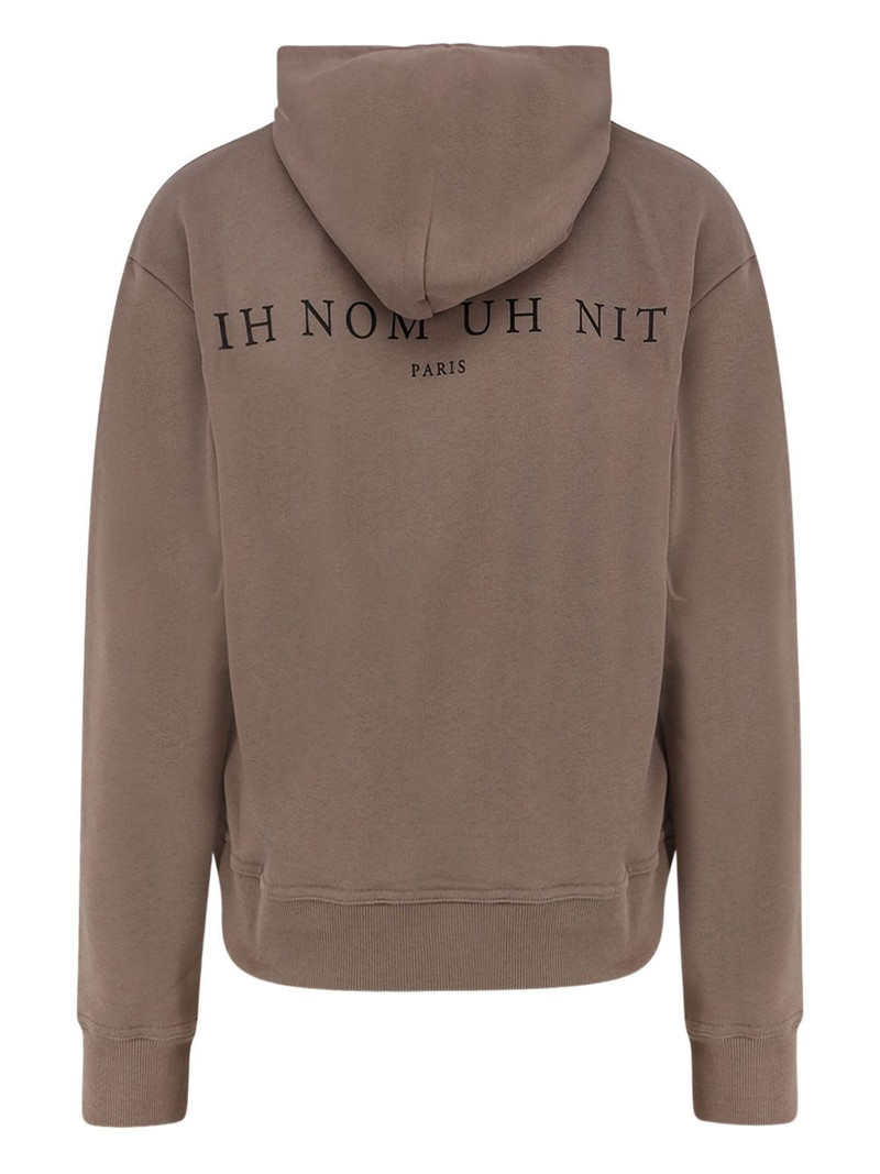 ih nom uh nit graphic-print hoodie outlook