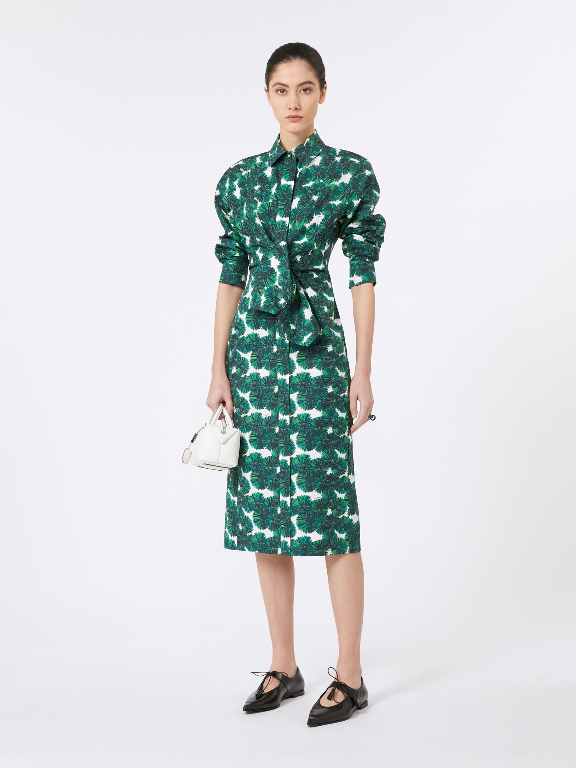 MAREMMA Printed poplin shirt dress - 2