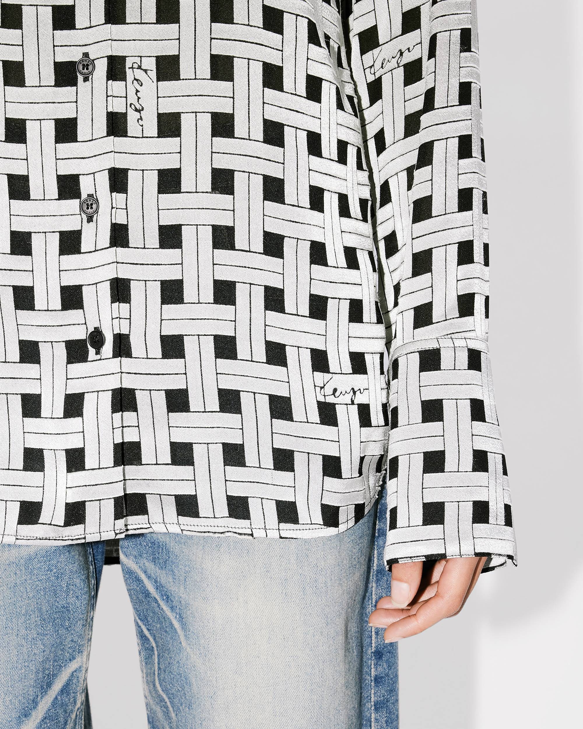 'KENZO Weave' oversized shirt - 8