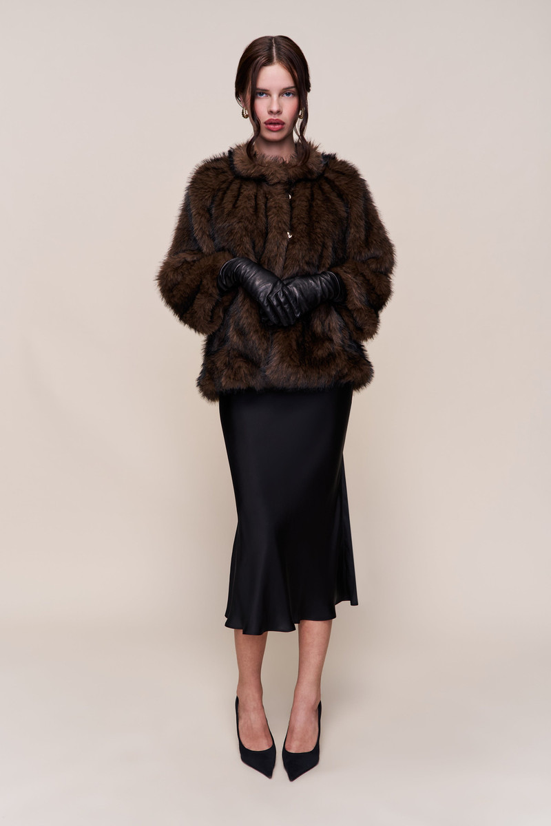 GUIZIO LUCIENNE FAUX FUR TOPPER outlook