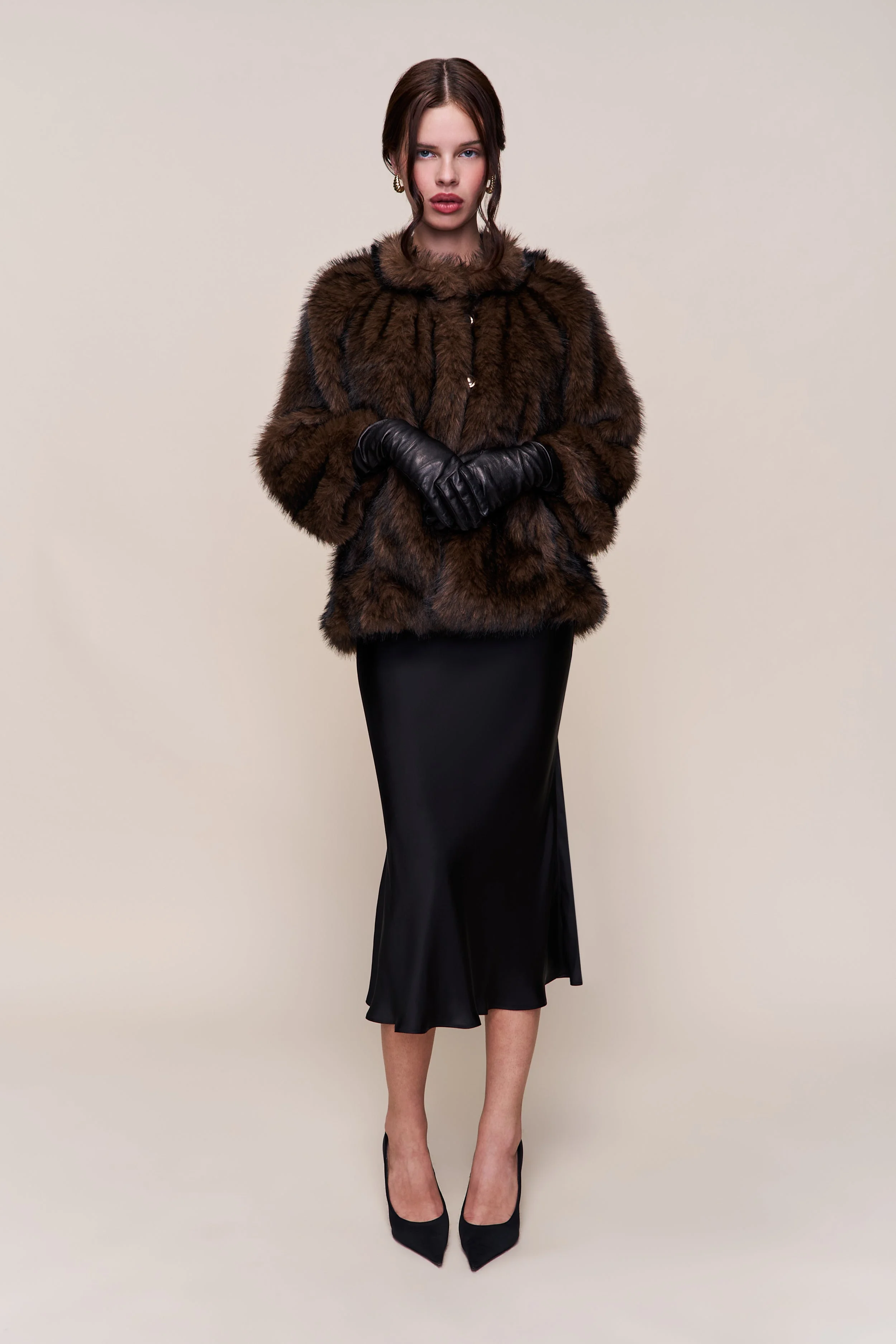 LUCIENNE FAUX FUR TOPPER - 1