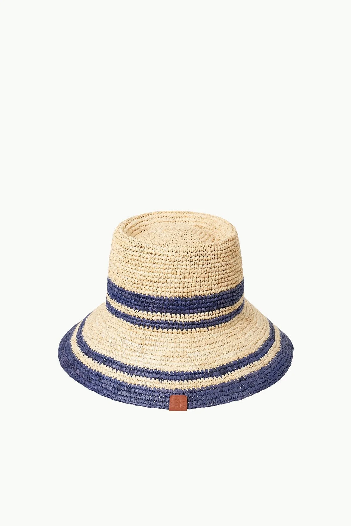 STAUD RITA BUCKET HAT NATURAL NAVY - 1