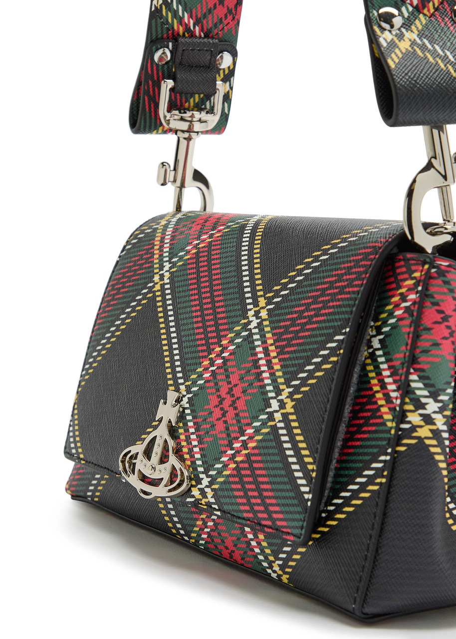 Vivienne Westwood Hazel Medium Checked Leather Shoulder bag - 3
