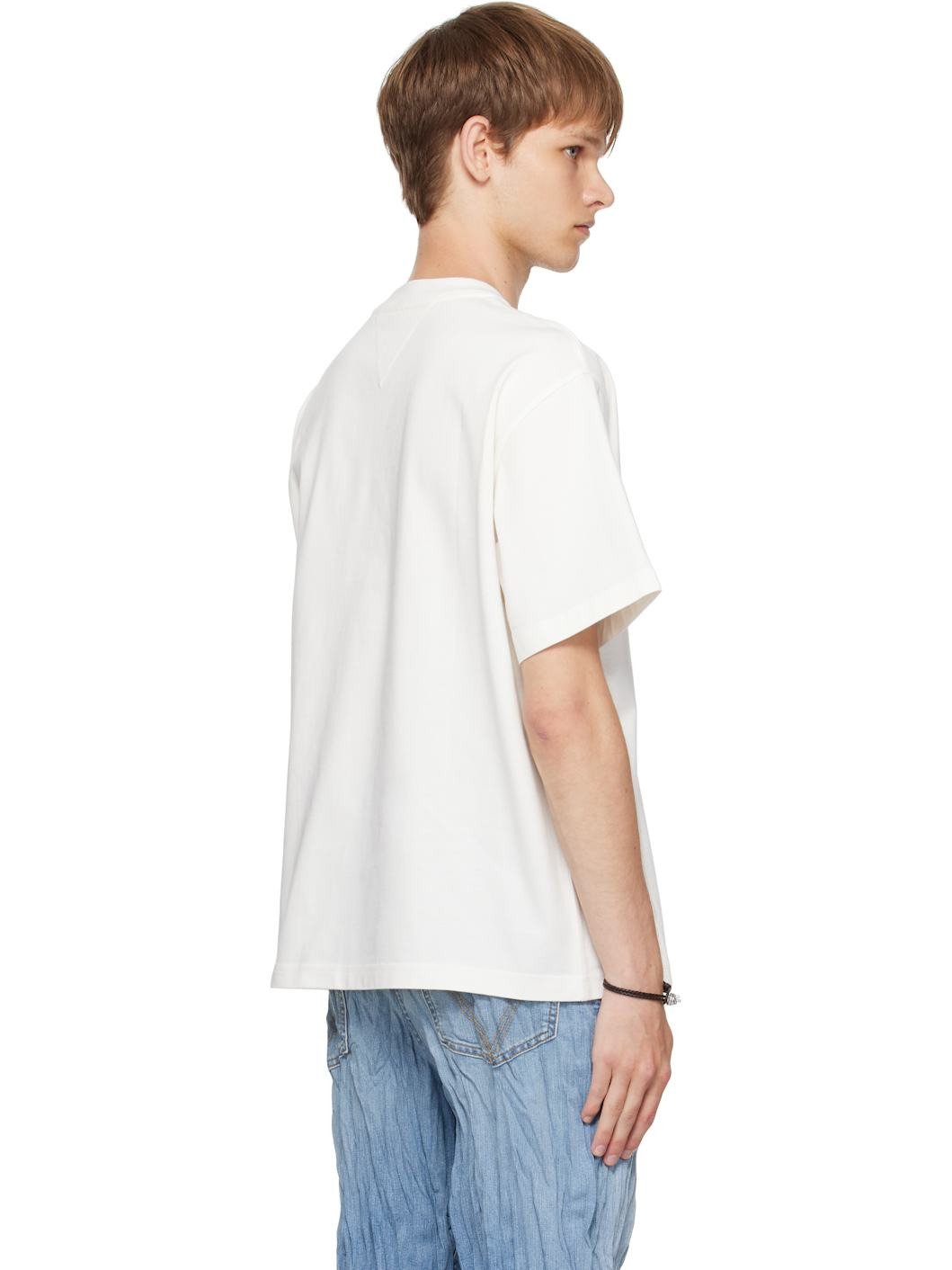 Off-White Pima Cotton Jersey T-shirt - 3