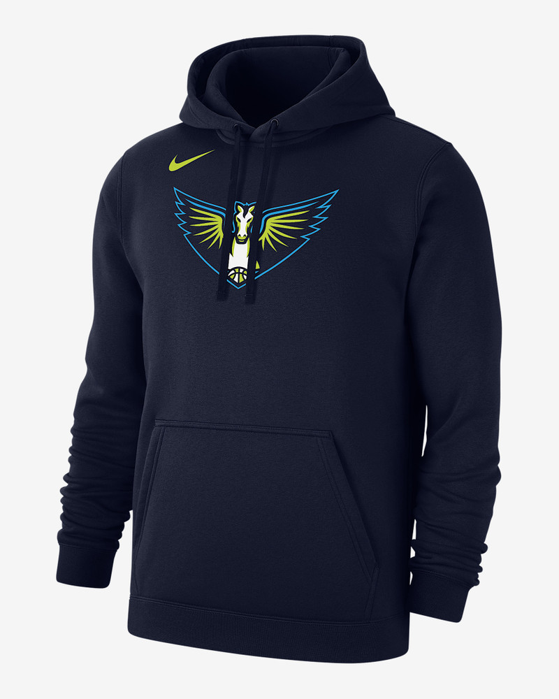 Dallas Wings Club Men's Nike WNBA Fleece Pullover Hoodie 1