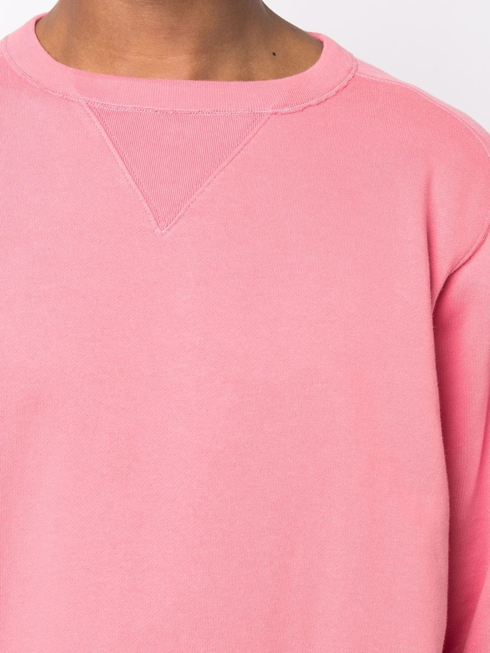 crew-neck cotton sweatshirt - 5