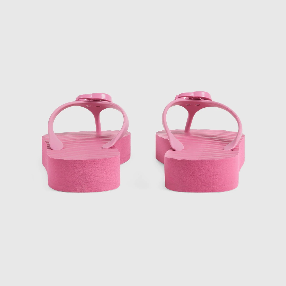 GUCCI Women's chevron thong sandal | REVERSIBLE