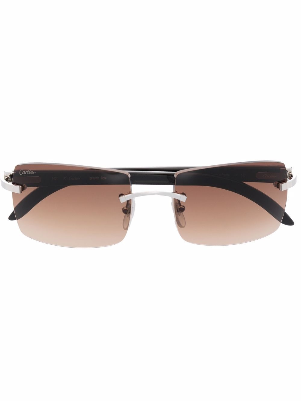 C Décor square-frame sunglasses - 1