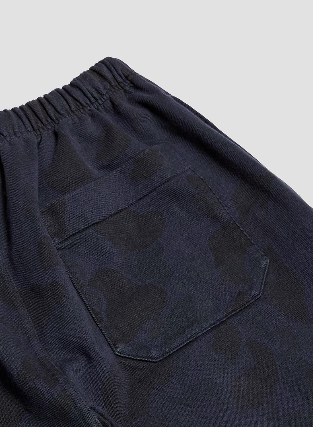 Drawstring Sweat Pant in Overdyed Camo - 7