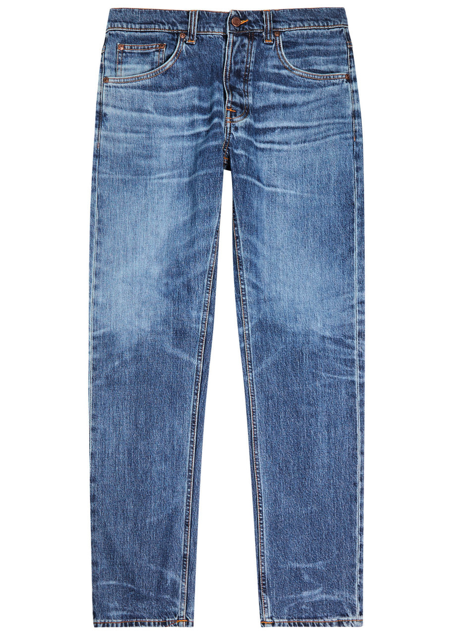 Nudie Jeans Solid Ollie Slim Straight-leg Jeans - 6