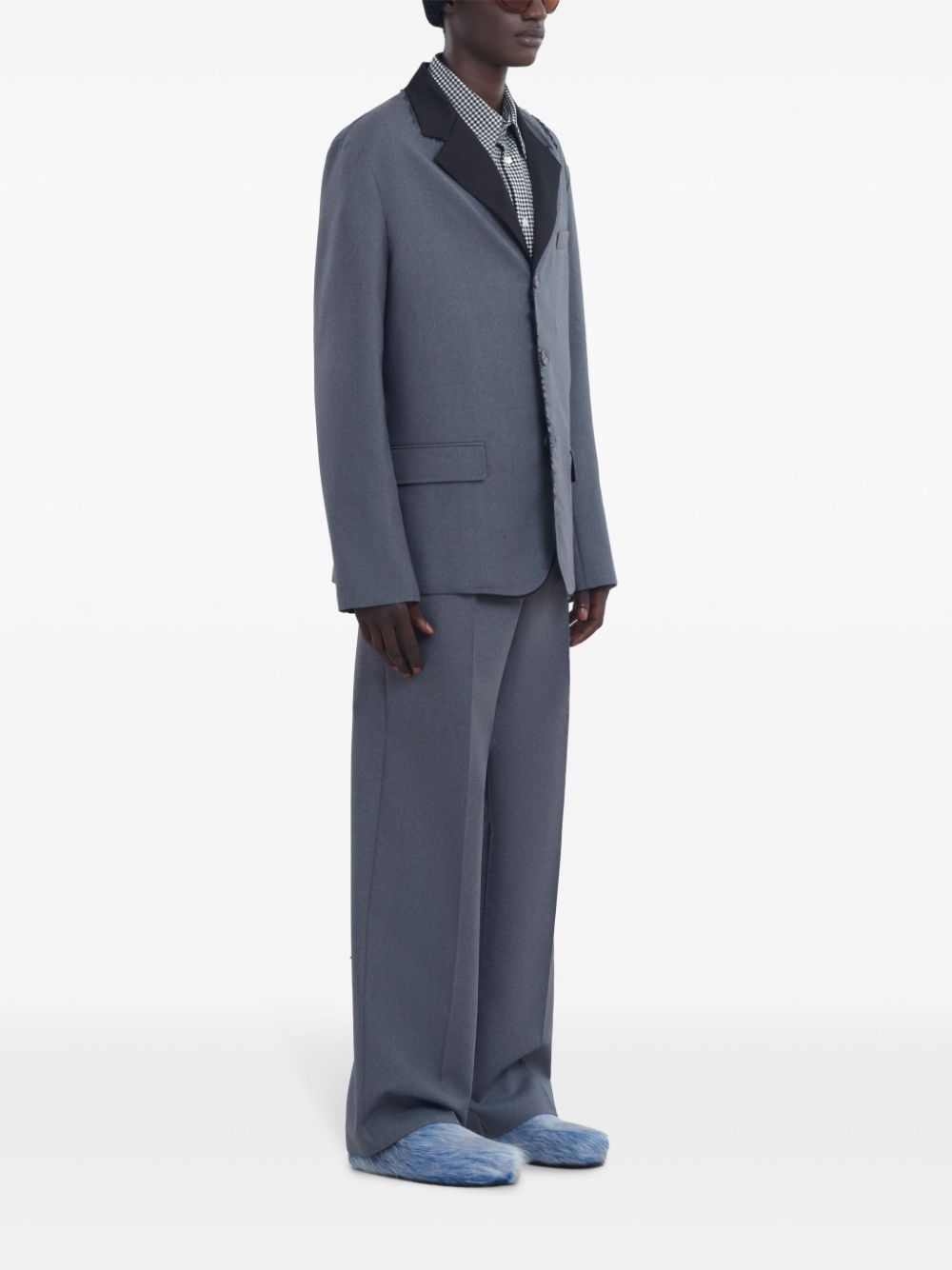 contrasting waistband trousers - 2