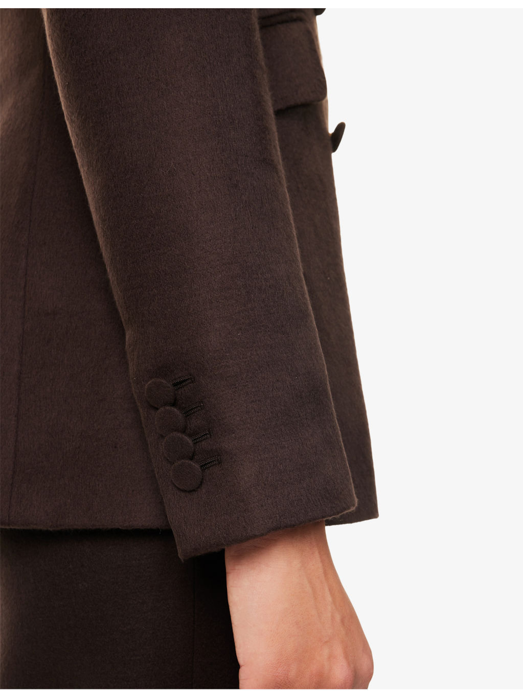 Stephanie Brushed Silk Blazer - 6