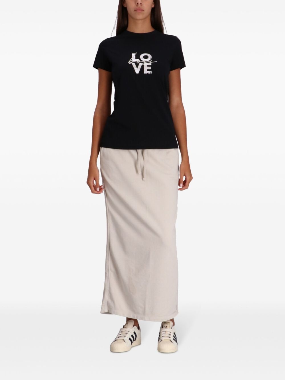 drawstring maxi skirt - 2