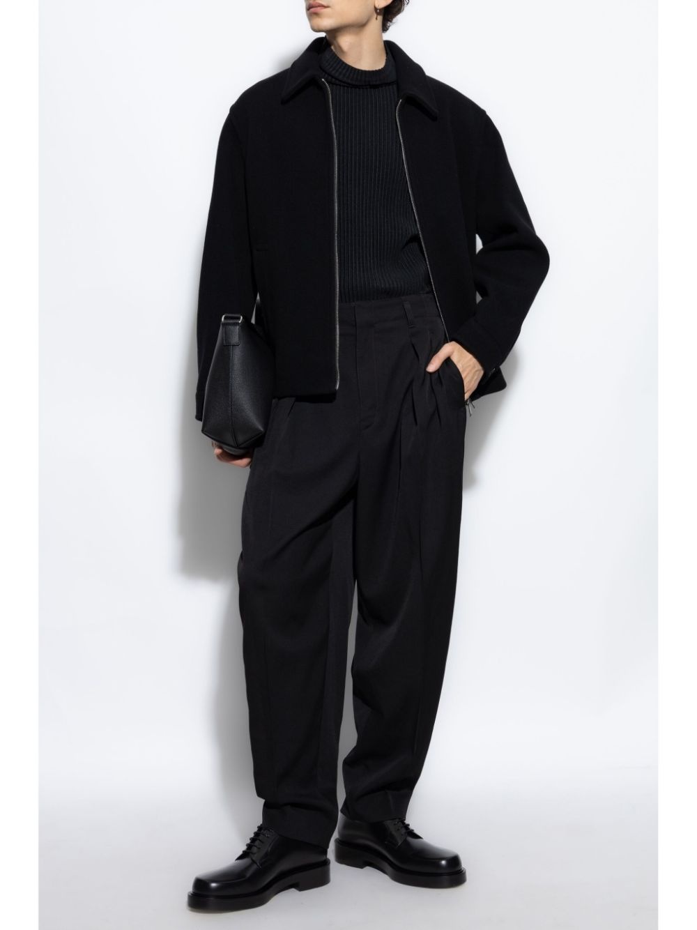pleat-detailing tailored trousers - 2