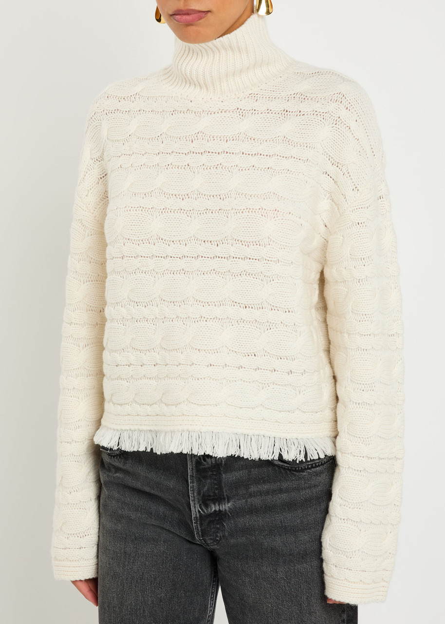 Guest In Residence Cable-knit Wool and Cashmere-blend Jumper - 2