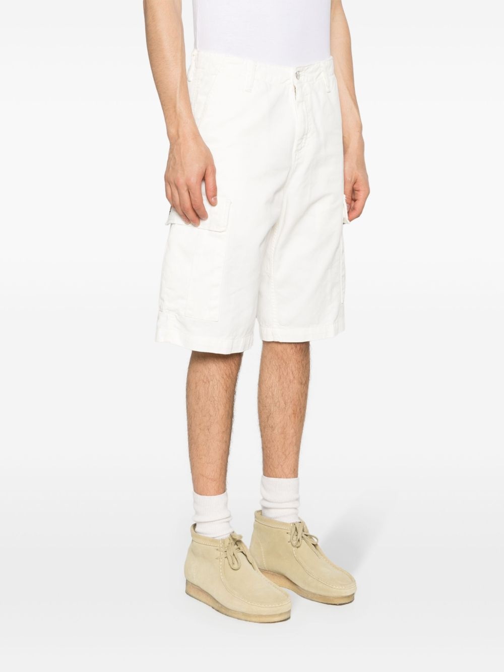 organic cotton cargo shorts - 3