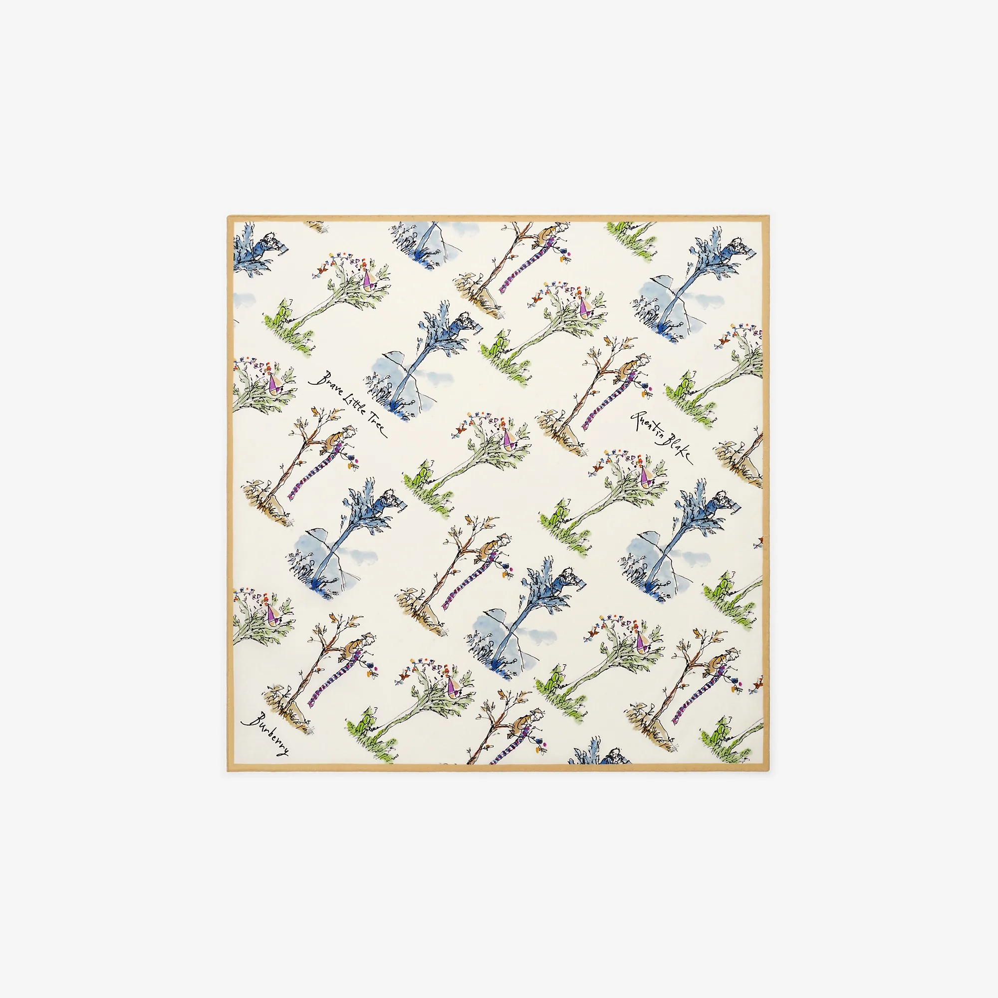 Brave Little Tree Silk Scarf - 1