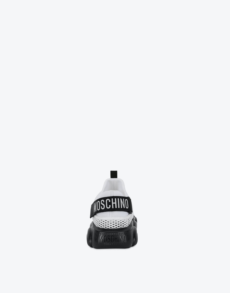 Moschino TEDDY SHOES SNEAKERS WITH STRAP outlook