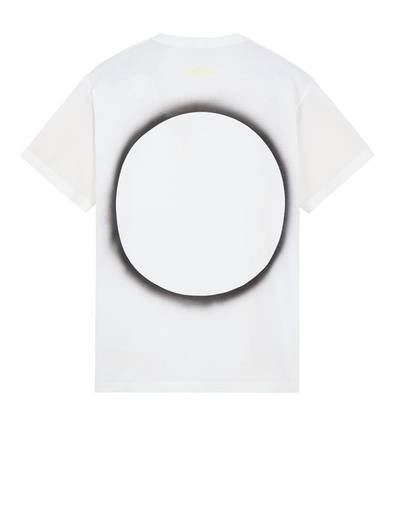 Stone Island 2NS96 30/1 COTTON JERSEY 'SOLAR ECLIPSE TWO' PRINT_GARMENT DYED WHITE outlook