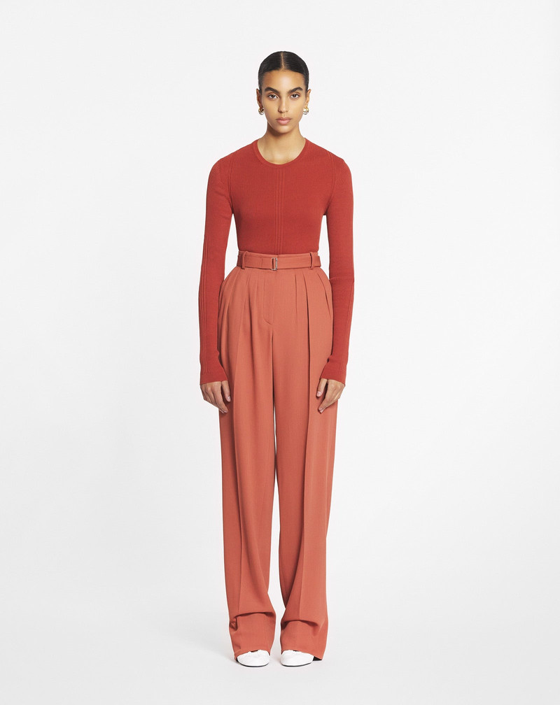Lanvin WOOL AND VISCOSE PANTS WITH DARTS outlook
