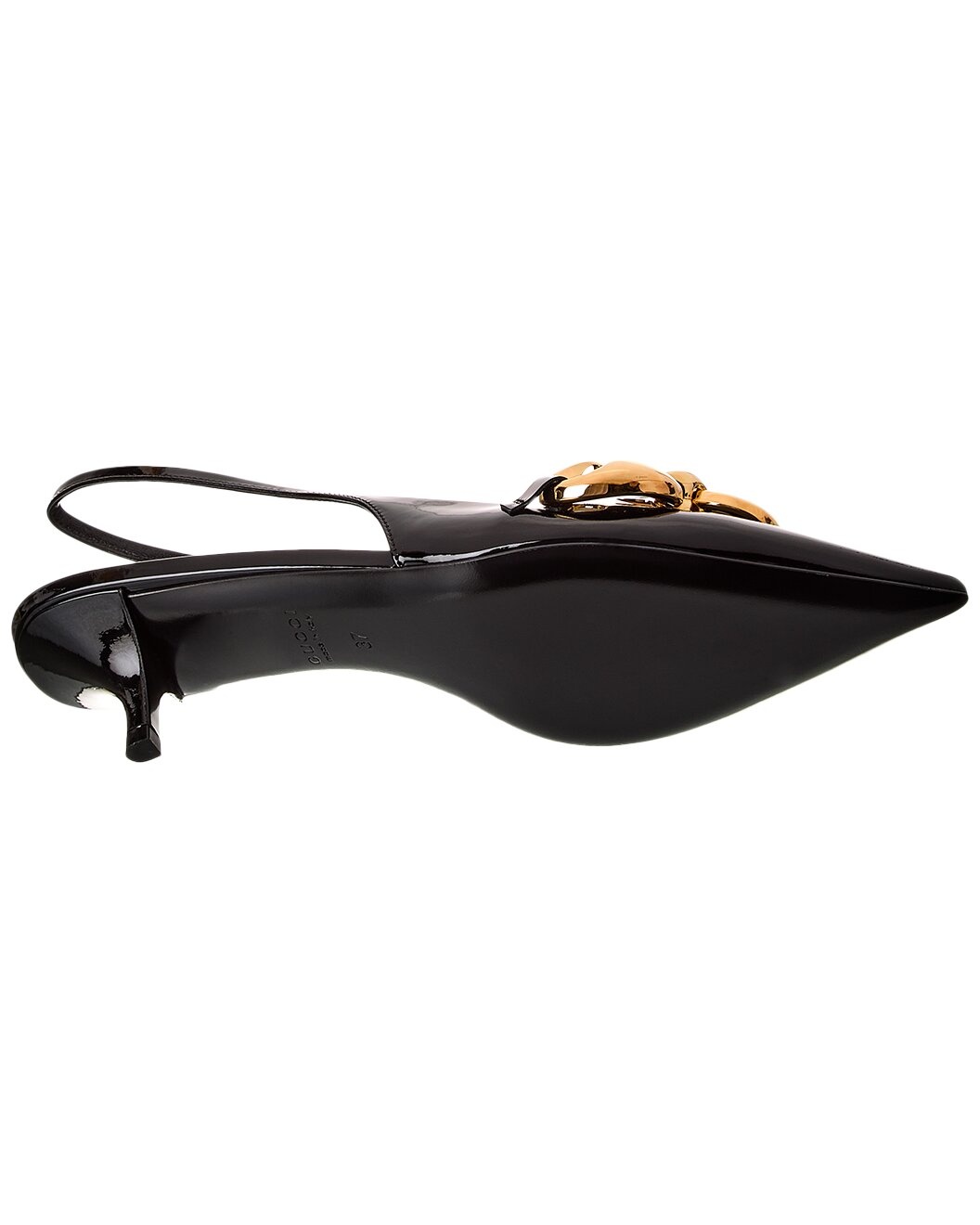 Gucci Marina Patent Slingback Pump - 4