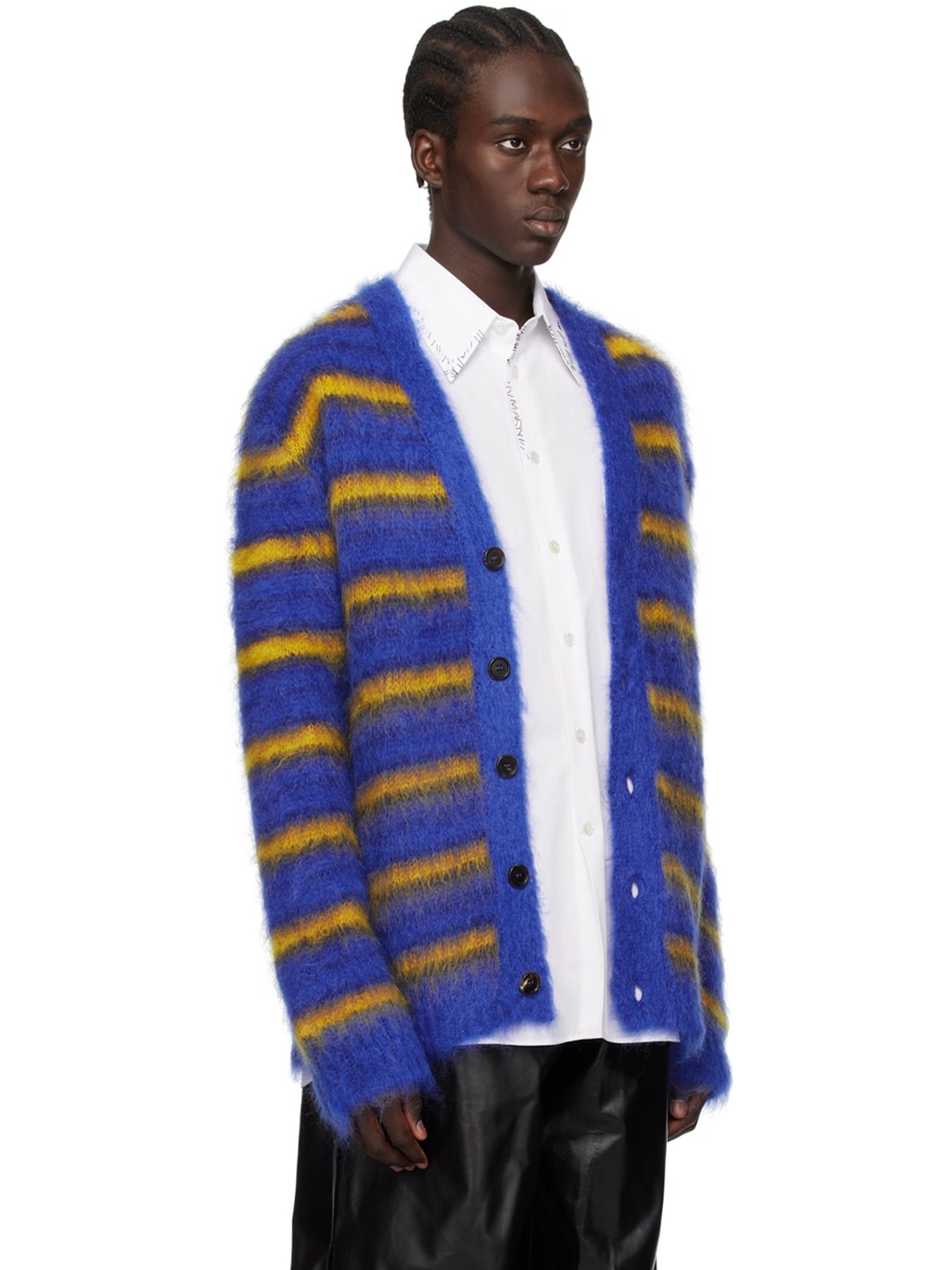Blue Iconic Stripes Cardigan - 2
