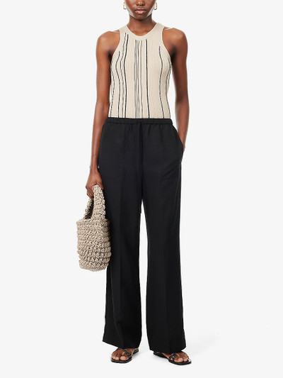 Totême Wide-leg relaxed-fit woven trousers outlook