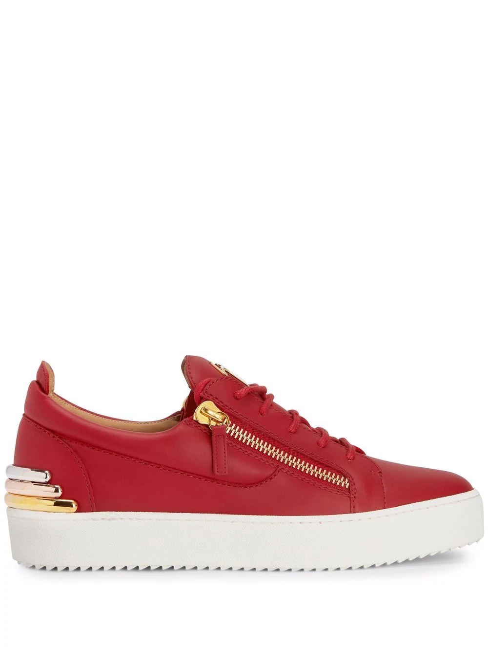 Frankie zip-detail sneakers - 1