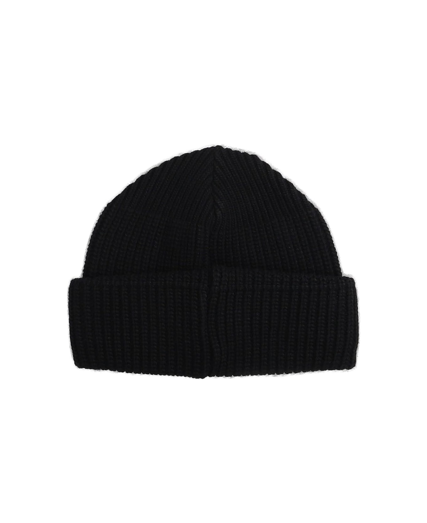 Orb Embroidered Knitted Beanie - 2