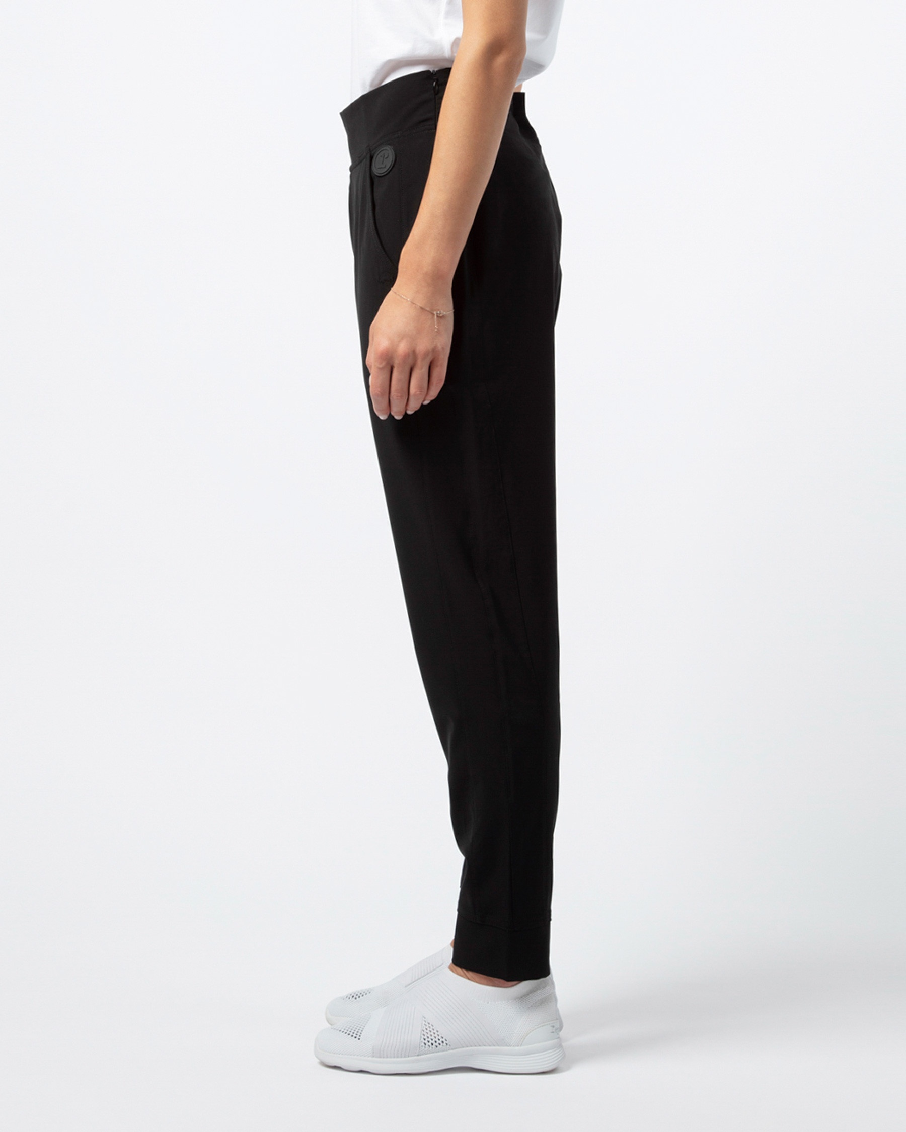 Straight stretch jersey pants - 3