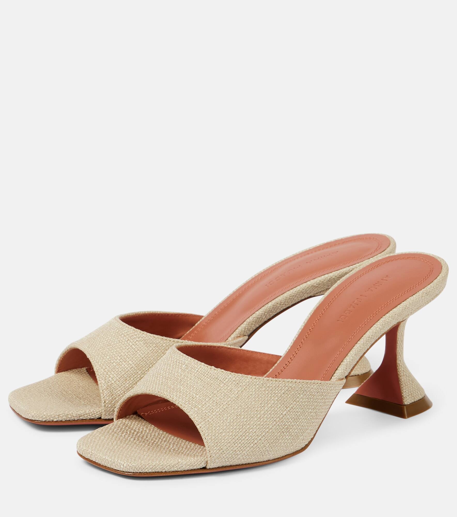 Lupita 70 canvas mules - 5