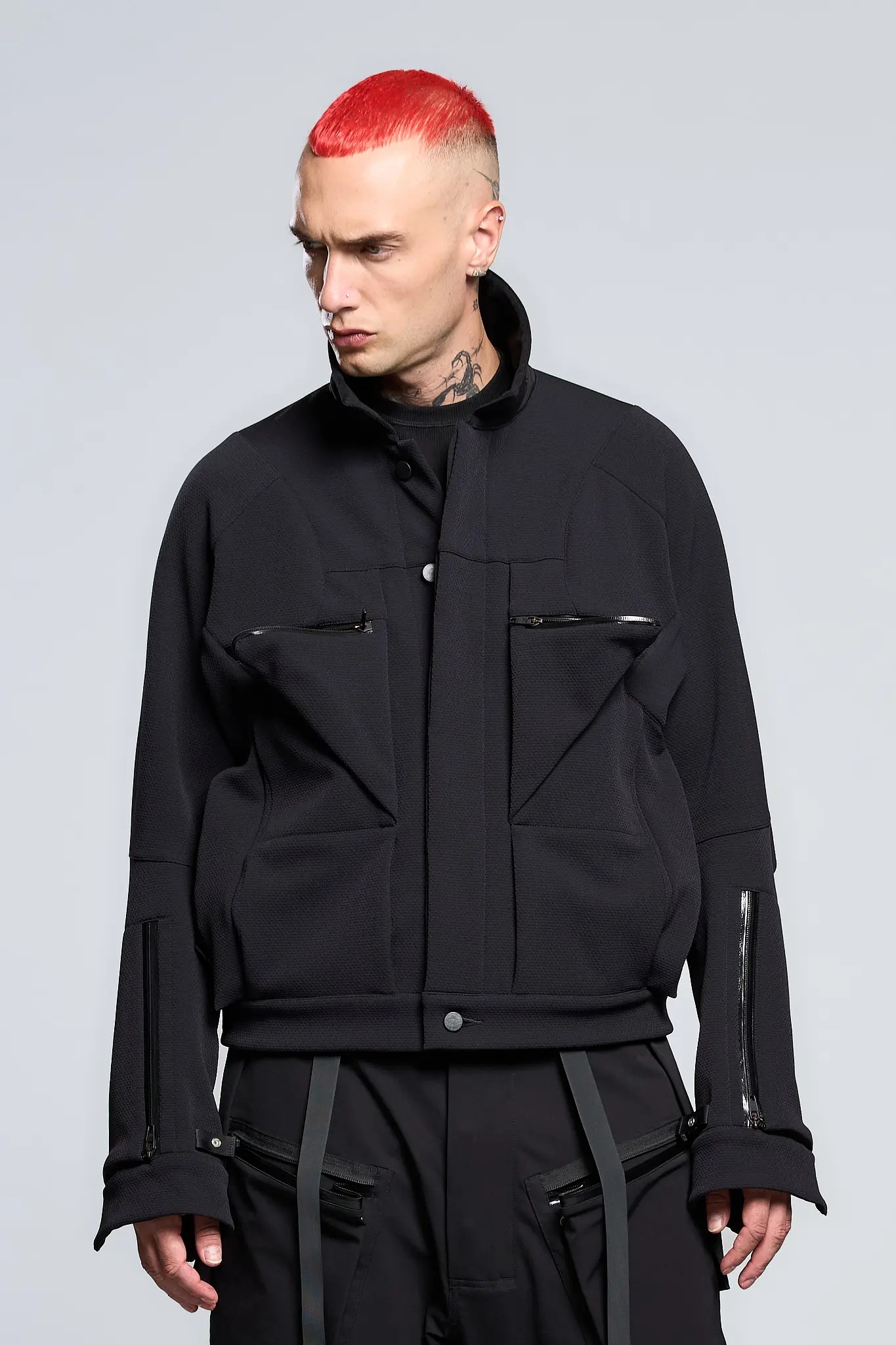 J86-SS schoeller® 3XDRY® WB-400™ Modular Work Jacket Black - 8