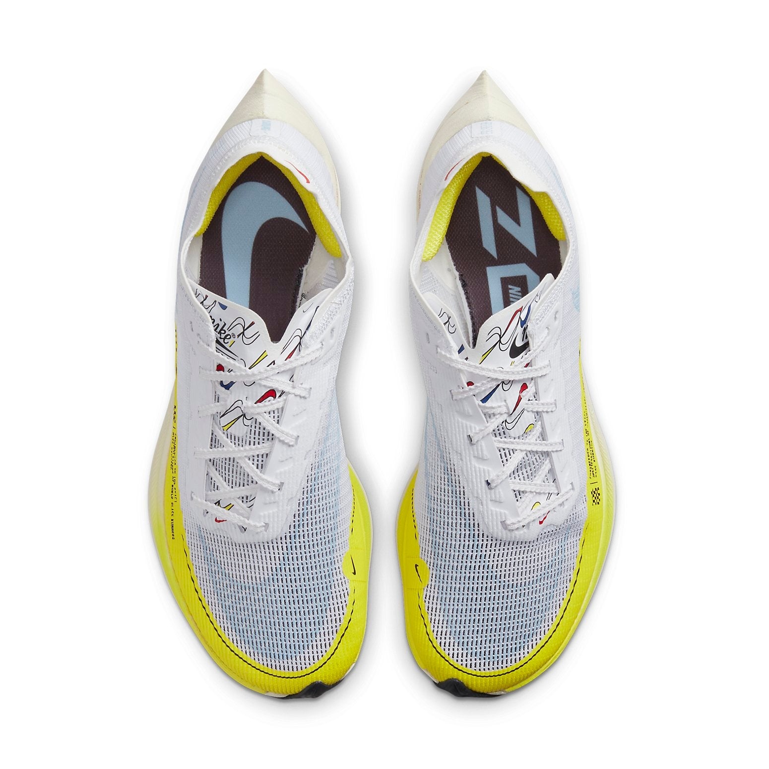 (WMNS) Nike ZoomX Vaporfly NEXT% 2 'White Yellow Strike' DM9056-100 - 4