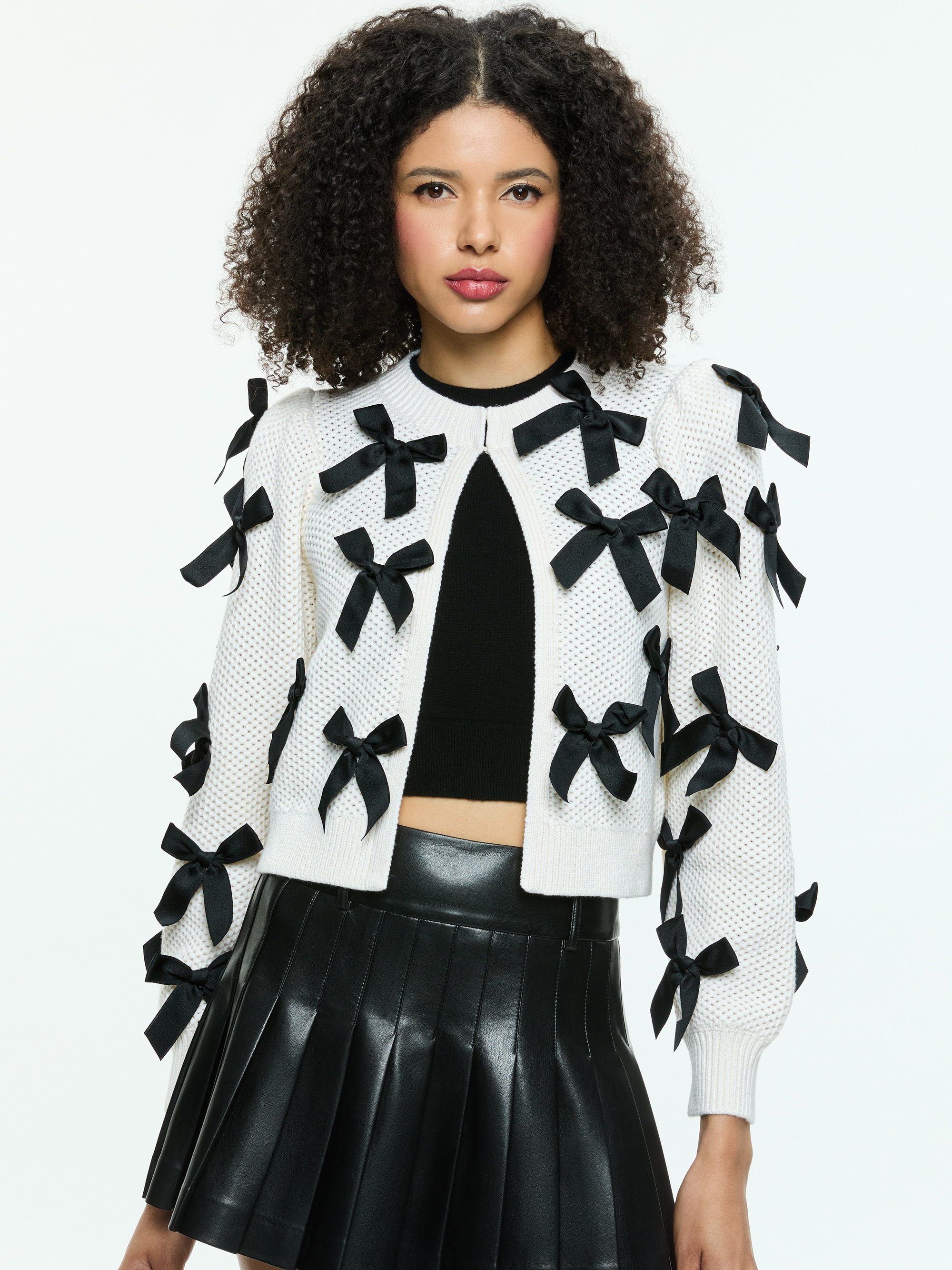 KITTY BOW CARDIGAN - 2