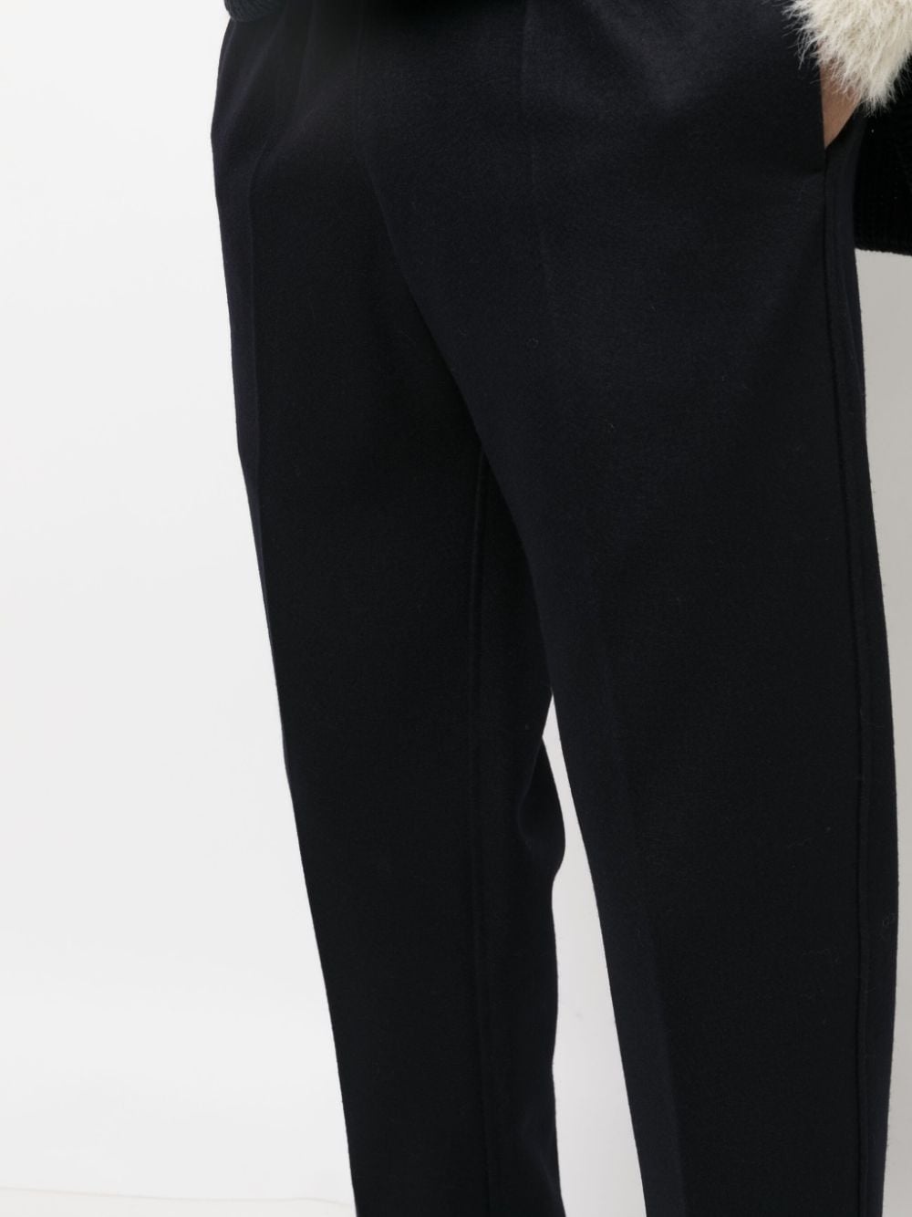 elasticated wool track pants - 5