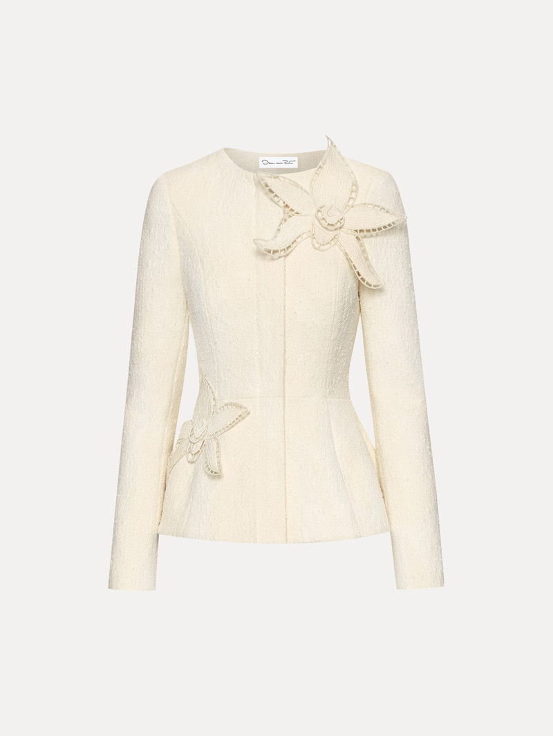 ORCHID EMBROIDERED TWEED JACKET 1