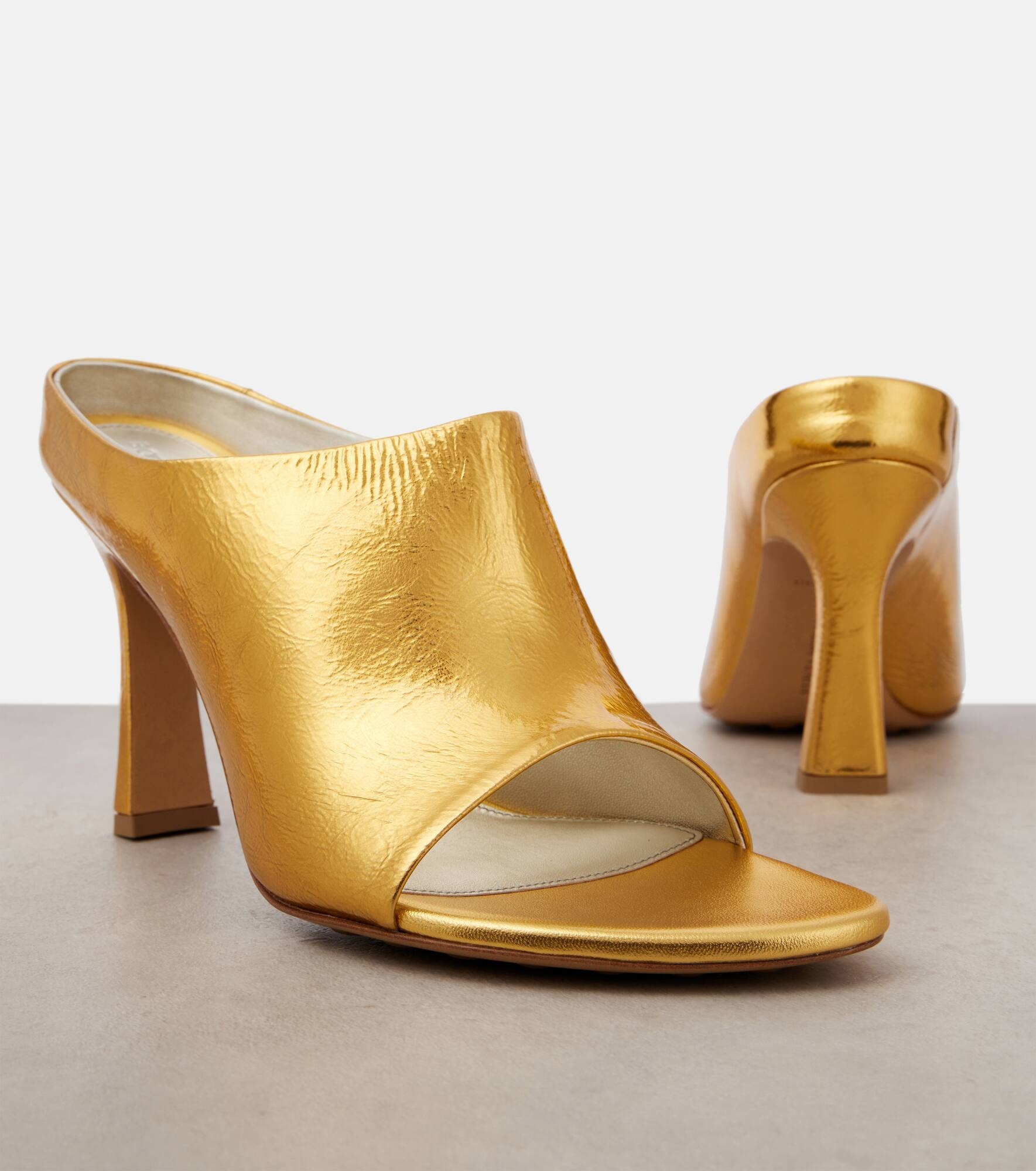Rana metallic leather mules - 5