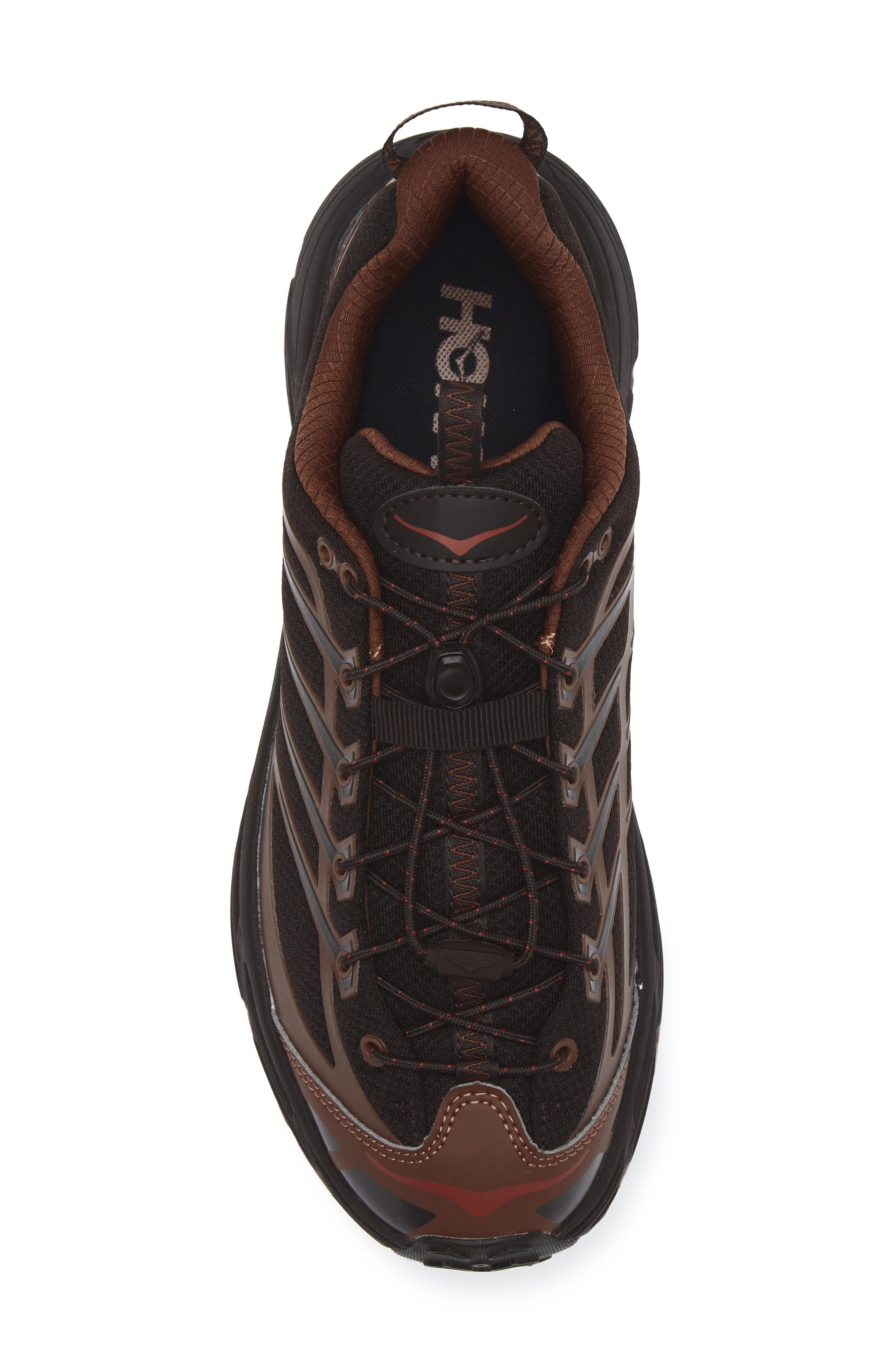 HOKA Mafate Three2 Sneaker in Cast Iron /Mineral Brown at Nordstrom - 5