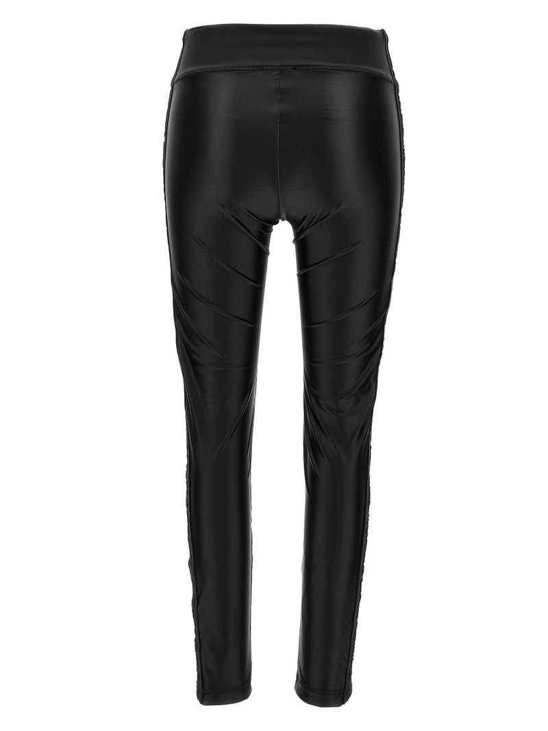 VERSACE JEANS COUTURE faux-leather leggings outlook