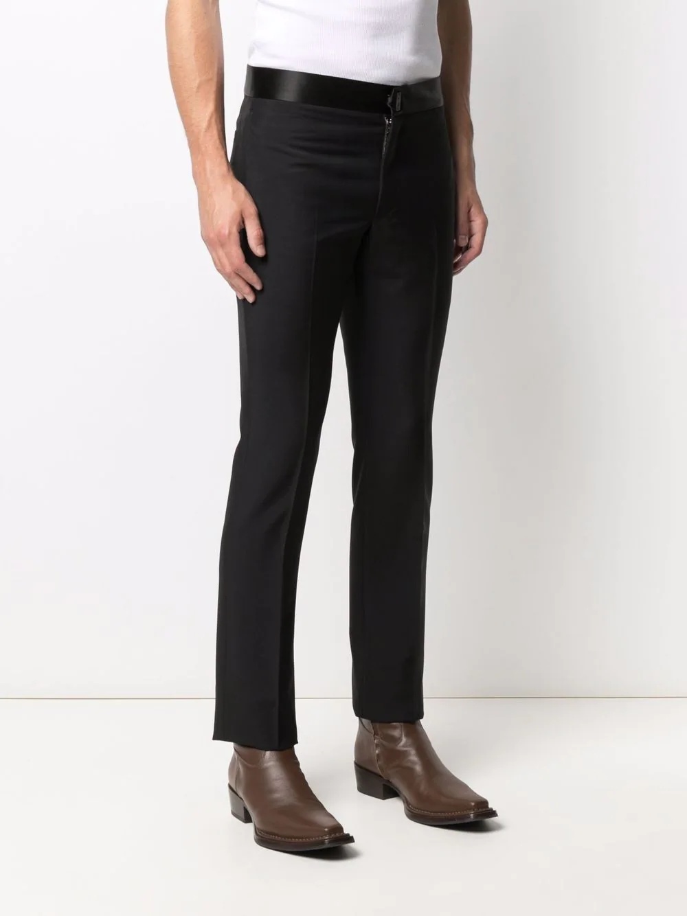 tailored slim-fit trousers - 3