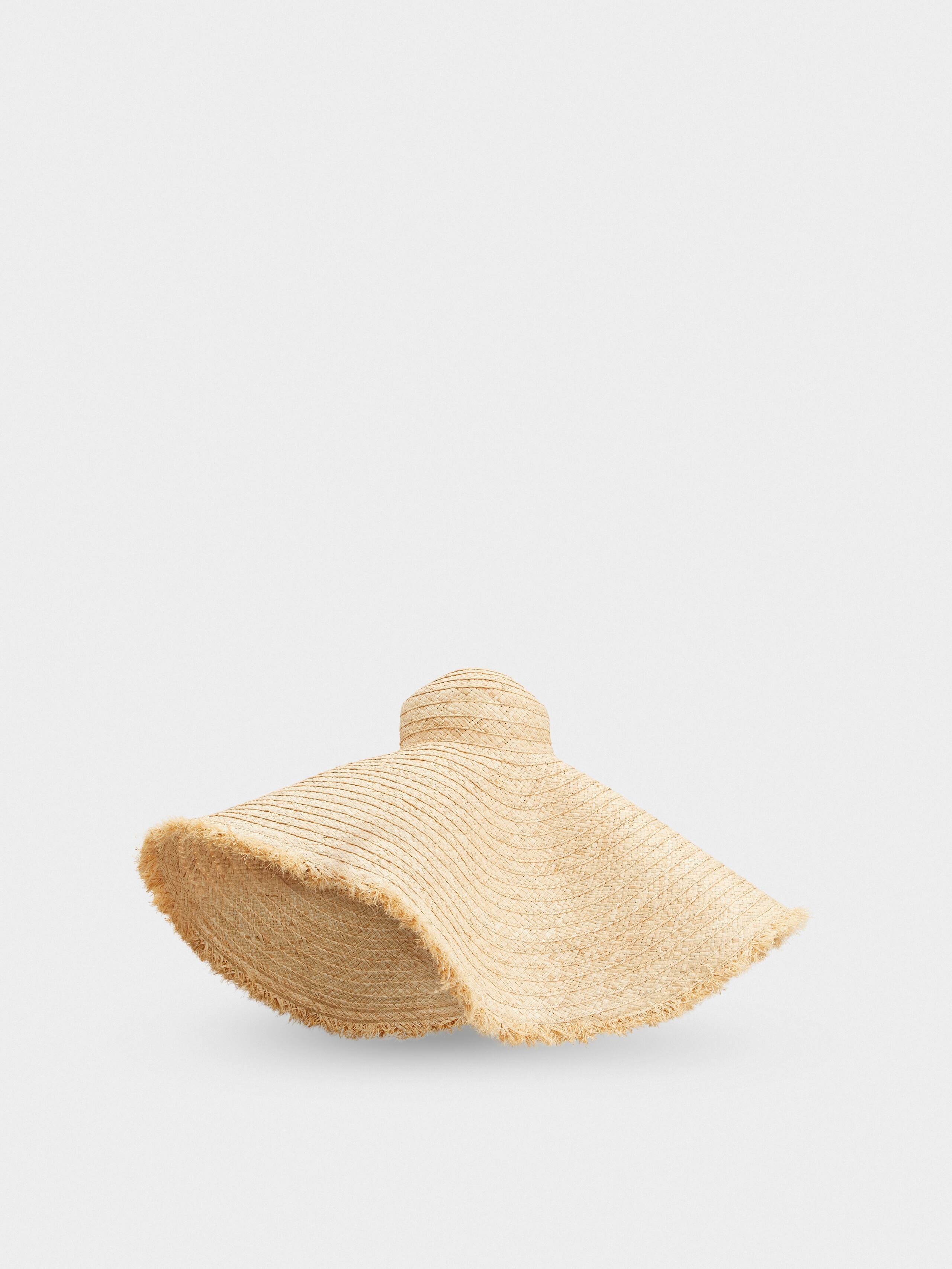 Broche Vivier Hat in raffia - 3