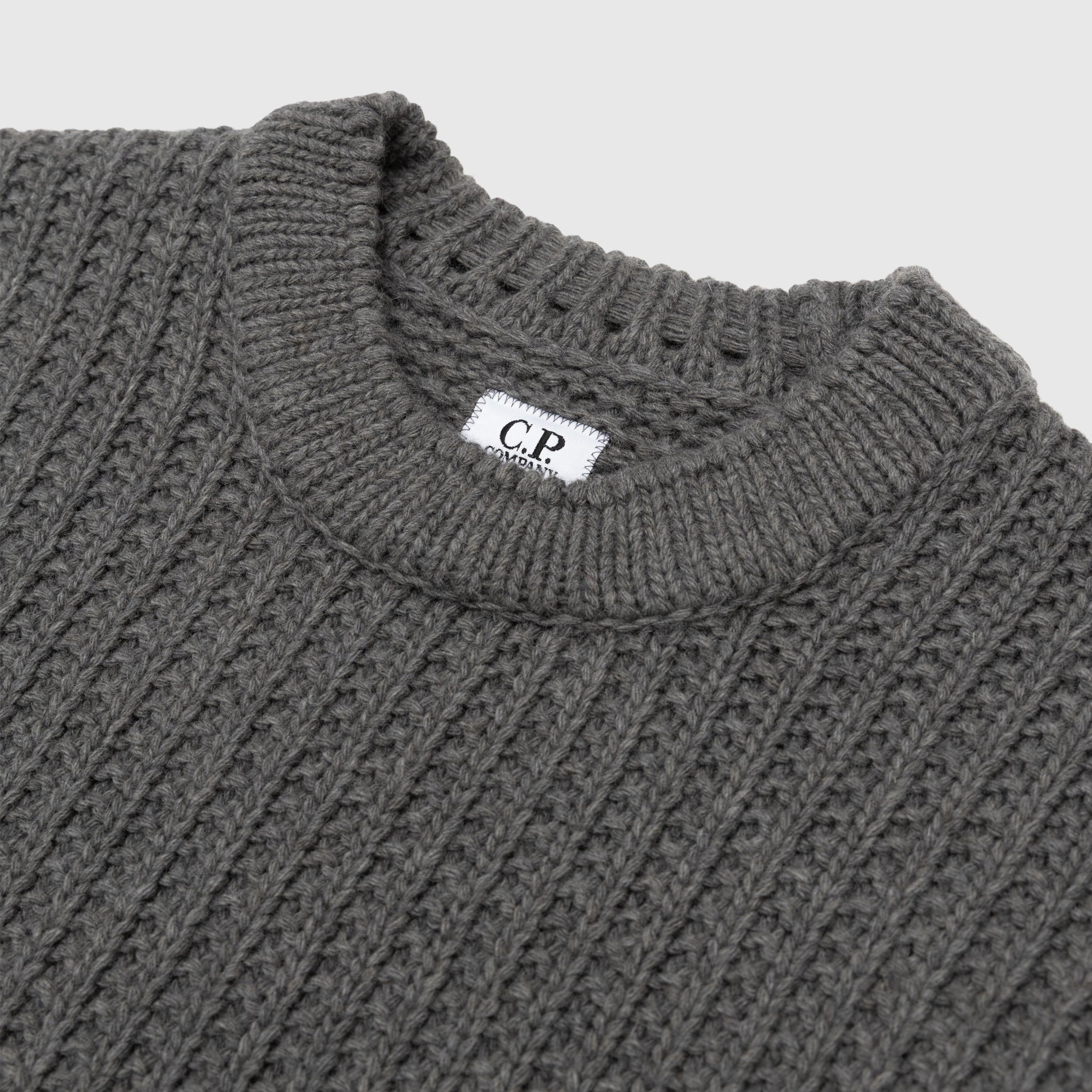 LAMBSWOOL GRS CREWNECK KNIT SWEATER - 2