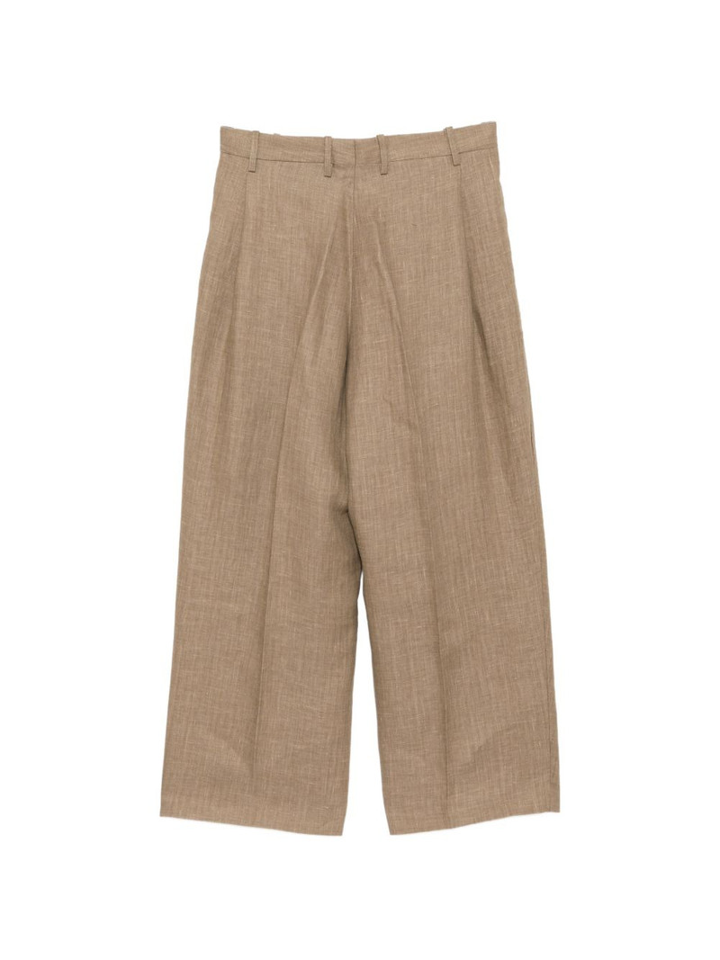HED MAYNER pleated wide-leg trousers outlook