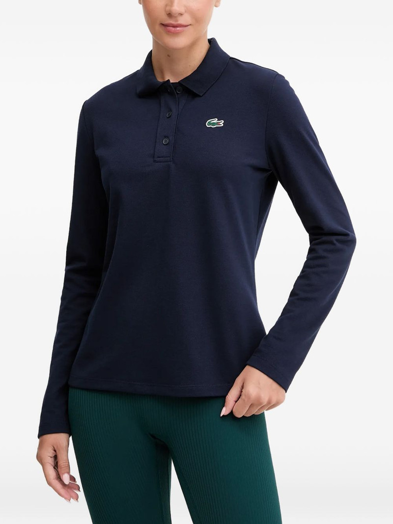 long-sleeved polo top 1