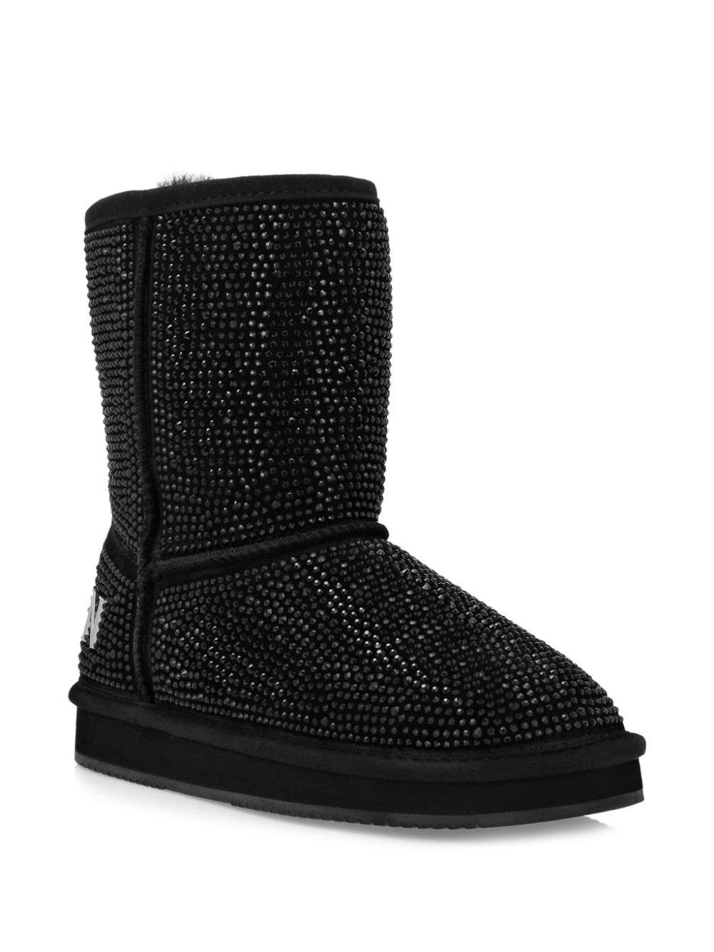 crystal-embellished boots - 2