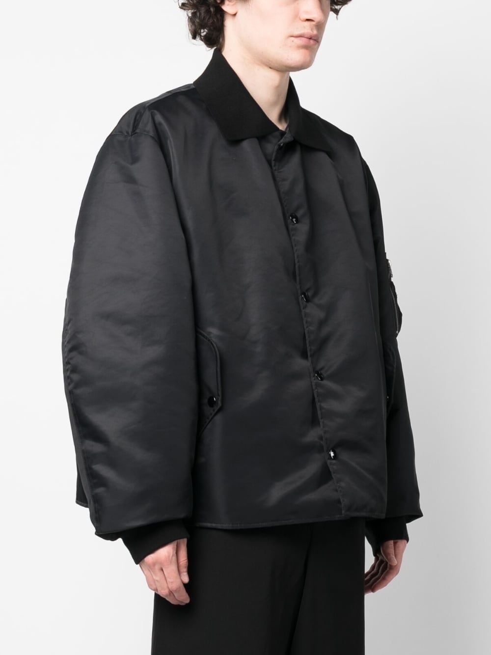 COLLARED BOMBER JACKET - 3
