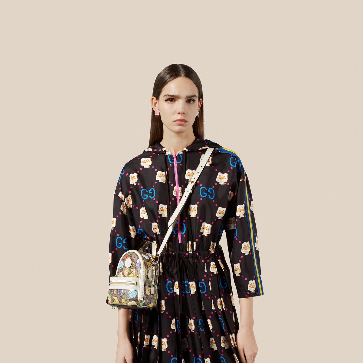 Gucci animal print multi-function bag - 4