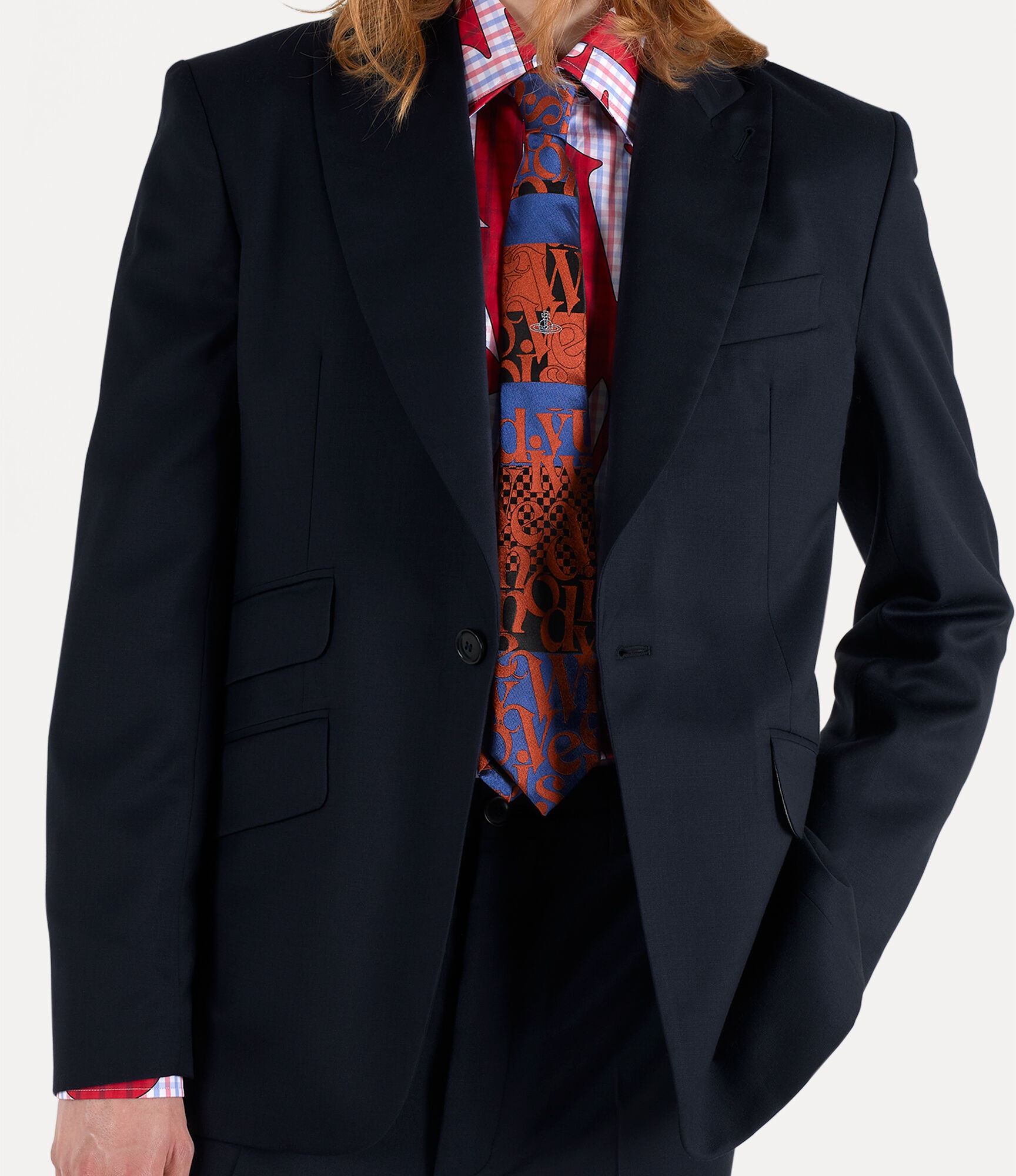 ONE BUTTON JACKET - 4